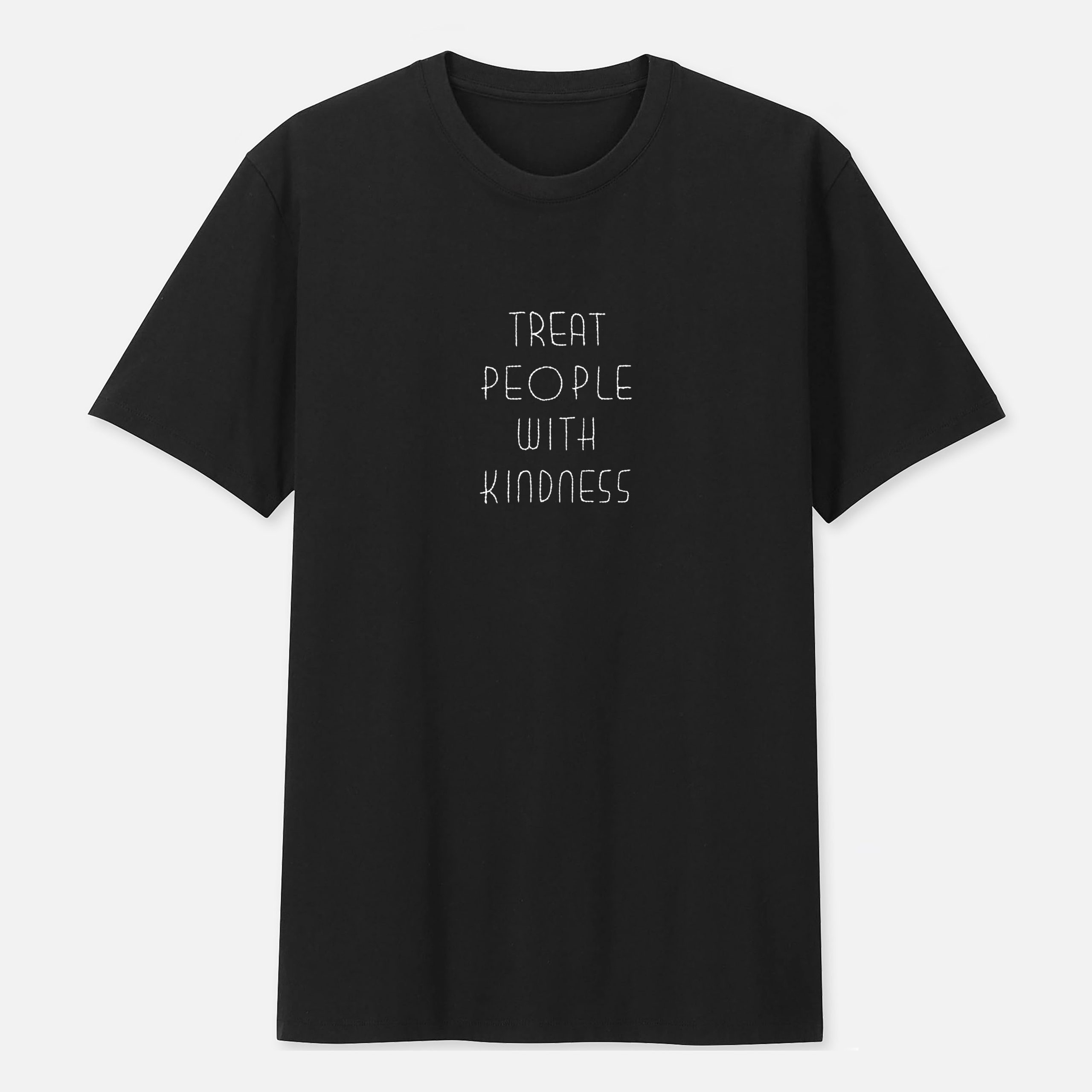 Camiseta Bordada Treat People With Kindness