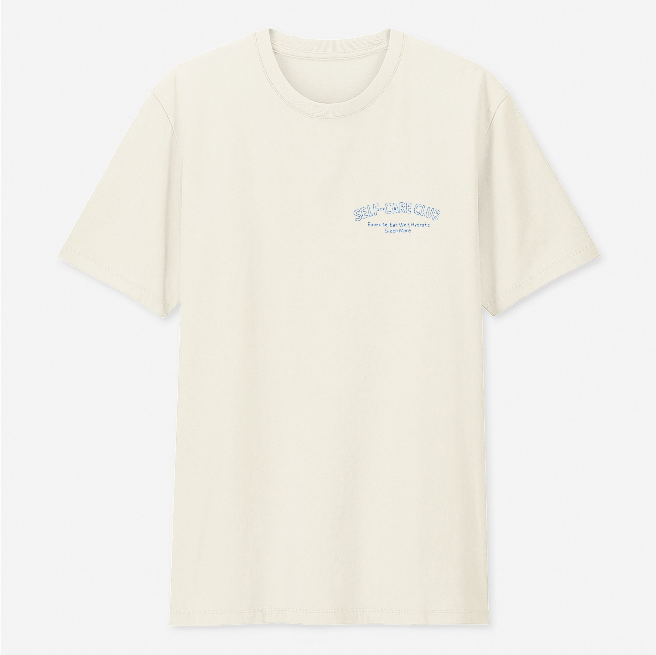 Camiseta Bordada Self-Care Club