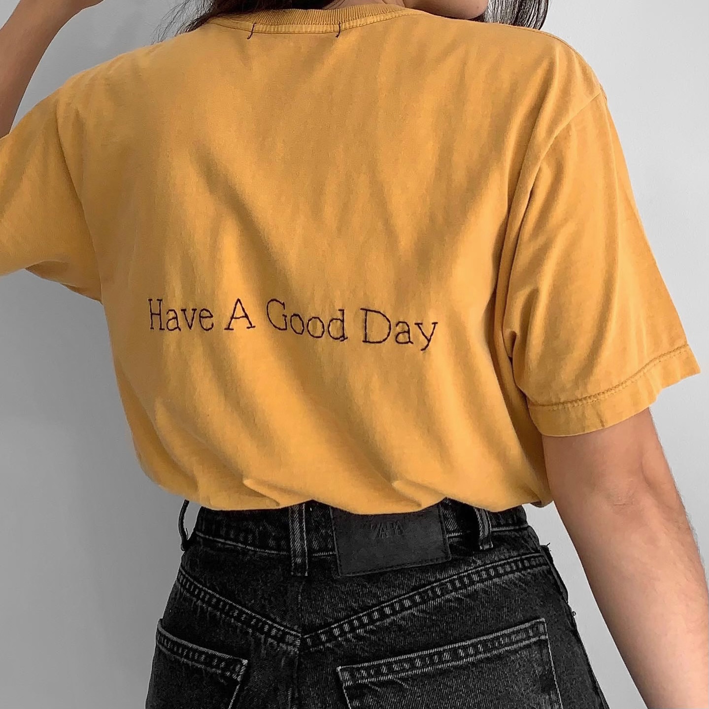 Camiseta Bordada Have A Good Day – M